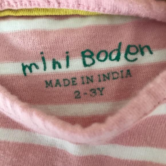 SOLD! - MINI BODEN STRIPED DRESS - Picture 6 of 6